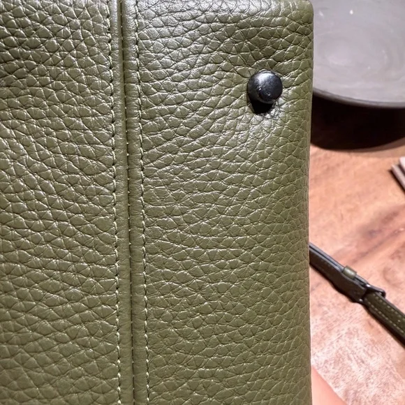Coach Olive Green Emery Top Handle Satchel - Picture 8 of 15